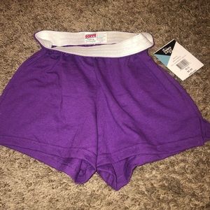 Purple SOFFE shorts